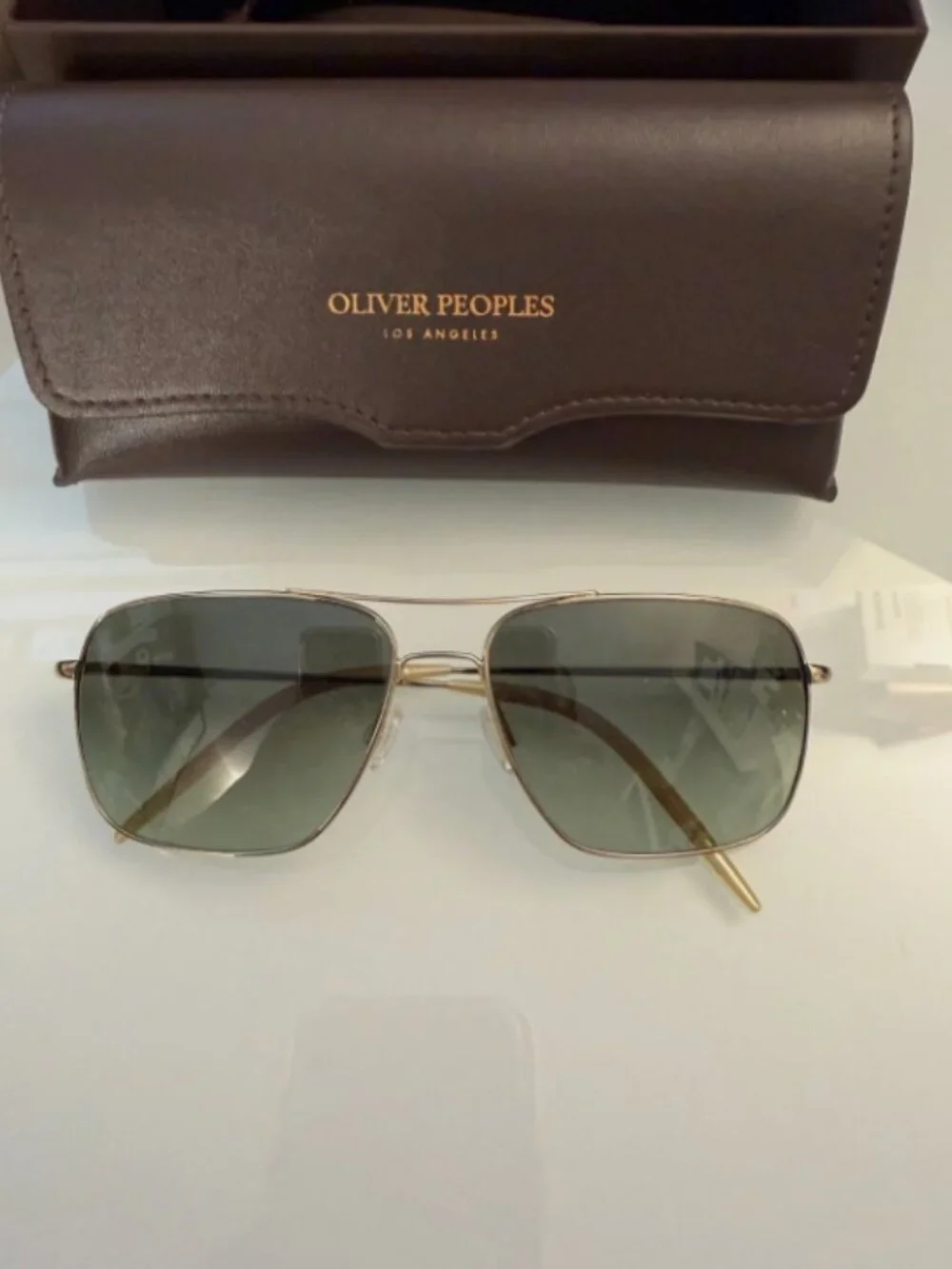 Clooney, Brosnan, Damon, Jon Bon Jovi's Fav~ OLIVER PEOPLES CLIFTON SUN MSRP$597